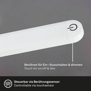 Briloner Lampa stojąca LED Pivaz regulowana biała - Lampy stojące - miniaturka - grafika 2