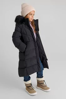 Kurtki i płaszcze dla dziewczynek - Reima kurtka zimowa dziecięca Siemaus kolor czarny - grafika 1