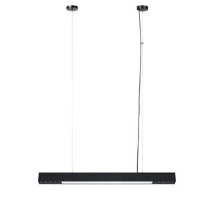 Czarna listwa LED nad stół 80cm LP-1301/1P M BK SMART z serii CALI - Lampy sufitowe Czarna listwa LED nad stół 80cm LP-1301/1P M BK SMART z serii CALI - Lampy sufitowe - miniaturka - grafika 1