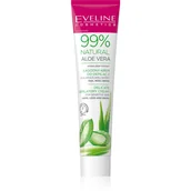 Kosmetyki do golenia - Eveline Cosmetics Cosmetics 99% Natural Aloe Vera Krem do depilacji rąk nóg i bikini 125 ml - miniaturka - grafika 1