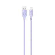 Kable - USAMS Kabel USB-C PD Fast Charging 1,2m 6A Lithe Series purpurowy/purple SJ568USB03 (US-SJ568) - miniaturka - grafika 1