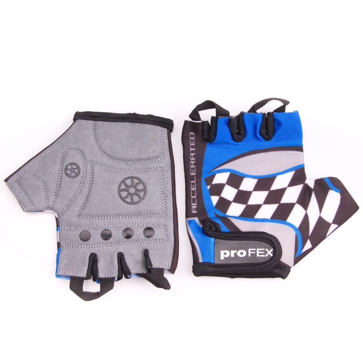 Profex, Rękawice rowerowe dziecięce, niebieski, rozmiar S/M