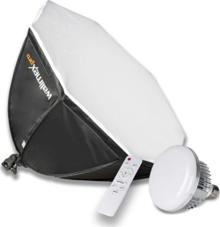 Lampa studyjna Walimex walimex pro LED 45W Octagon Ø65cm Bi color