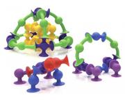 Zabawki kreatywne - Fat Brain Toys SQUIGZ przyssawki 24 szt. Fat Brain Toys FBT 20536 FBT 20536 - miniaturka - grafika 1