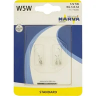 Żarówki samochodowe - Zestaw żarówek samochodowych W5 W całoszklane W2.1 x9.5d 12 V blister NARVA - miniaturka - grafika 1