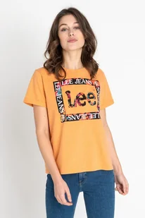 Damska koszulka t-shirt Lee FLORAL GRAPHIC TEE S - Koszulki i topy damskie - miniaturka - grafika 1