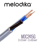 Kable - Kabel głośnikowy Melodika OFC Gunmetal Edition MDC2415G Bi-Wire - miniaturka - grafika 1