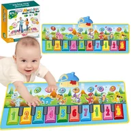 Maty edukacyjne - DLA NAJMŁODSZYCH 2W1 MATA MUZYCZNA MELODIE - miniaturka - grafika 1