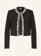 Marynarki i żakiety damskie - Riani Żakiet Pudełkowy Z Cekinami schwarz - miniaturka - grafika 1