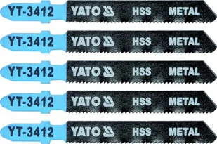 Yato brzeszczot do wyrzynarek typ t, 21 tpi, do metalu, 5 szt YT-3412 - Akcesoria do elektronarzędzi - miniaturka - grafika 2