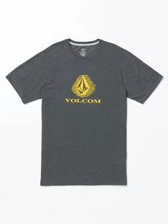 Koszulki dla chłopców - Volcom Offshore Stone HEATHER BLACK koszulka męska - L - grafika 1