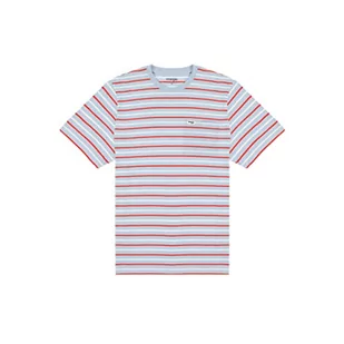 Wrangler Męski t-shirt kieszonkowy, Fiery Red, rozmiar XL (DE), czerwony (Fiery Red), XS - Koszulki męskie - miniaturka - grafika 1