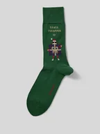 Skarpetki męskie - Skarpety z dodatkiem wiskozy model ‘X-MAS WRAPPER’ - miniaturka - grafika 1