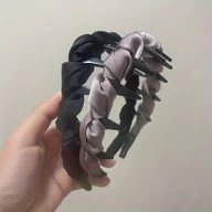 Ozdoby do włosów - TEMU 2 szt. Eleganckie Opaski z Tkaniny, Antypoślizgowe Opaski do Włosów z Ząbkami dla Kobiet, Akcesoria do Włosów, do Stylizacji i Utrzymywania - miniaturka - grafika 1