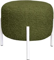 Pufy i podnóżki - Pufa OLA LOFT ławka podnóżek metal biały Rolf14 - miniaturka - grafika 1