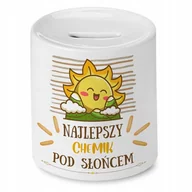 Skarbonki - Dla Chemika Skarbonka na Urodziny na Prezent z Nadrukiem ze Zdjęciem + Opakowanie na prezent (wzór 02) - miniaturka - grafika 1