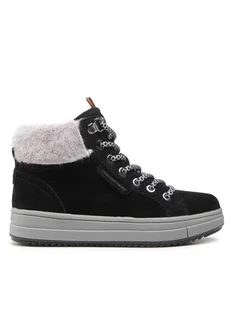Geox Trzewiki J Rebecca G. Wpf A J26CVA 00022 C9999 S Czarny - Buty dla dziewczynek - miniaturka - grafika 1