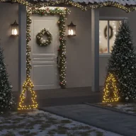 Ozdoby bożonarodzeniowe - Świąteczna choinka na szpikulcach, 80 LED, 60 cm  Lumarko! - miniaturka - grafika 1