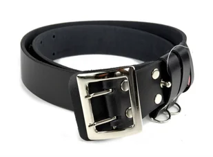 Pasek Męski Skórzany Oficer PolskaGalanteria Skóra Licowa Czarny 100 cm / 120 cm - Paski - miniaturka - grafika 4