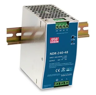 D-Link 240W Universal AC input 240W 48VDC Ultra Slim DIN Rail PSU - Switche - miniaturka - grafika 2