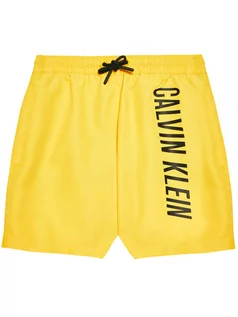 Kąpielówki dla chłopców - Calvin Klein Swimwear Szorty kąpielowe B70B700299 Żółty Regular Fit - grafika 1