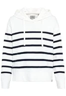 Bluzy damskie - Camel Active Womenswear Damska bluza z kapturem 309383/1F65, niebieska (Night BlueStriped), M, Night Bluestriped, M - miniaturka - grafika 1