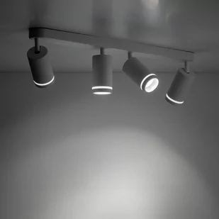 Biała listwa sufitowa, regulowane spoty TK 6917 z serii JET WHITE - Lampy sufitowe - miniaturka - grafika 2