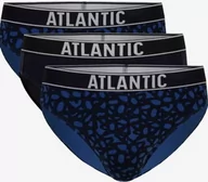 Majtki męskie - Slipy męskie Atlantic sport 3MP-151 niebieskie - miniaturka - grafika 1