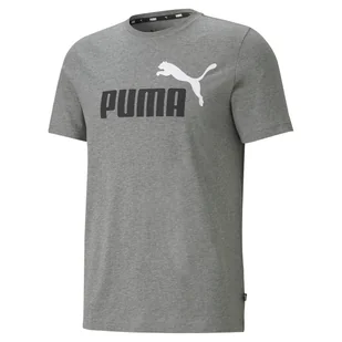 Koszulka fitness męska Puma ESS+ 2 Col Logo Tee - Koszulki sportowe męskie - miniaturka - grafika 1