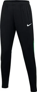 Nike Spodnie damskie W Nk Df Acdpr Pant Kpz, czarne/zielone park/białe, DH9273-011, L - Spodnie rowerowe - miniaturka - grafika 1