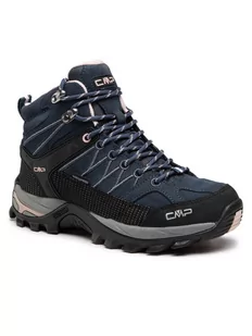 CMP Trekkingi Rigel Mid Wmn Trekking Shoe Wp 3Q12946 Granatowy - Buty trekkingowe damskie - miniaturka - grafika 1