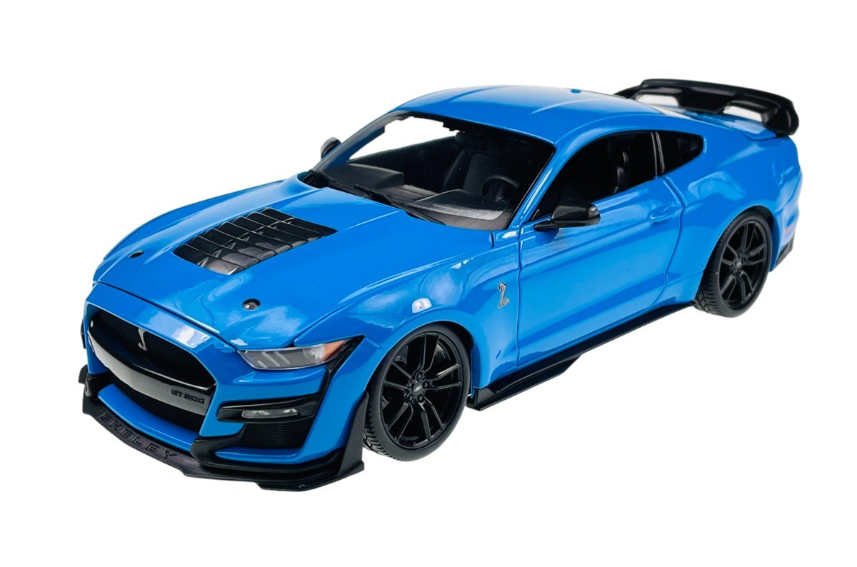 MAISTO 2020 FORD MUSTANG SHELBY GT500 NIEBIESKI 1:18 31452