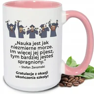 Kubki - KUBEK XXL BIAŁY PREZENT DLA ABSOLWENTÓW ZAKOŃCZENIE SZKOŁY DLA UCZNIÓW WZ - miniaturka - grafika 1