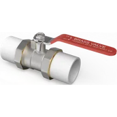 Łączniki, trójniki, kształtki - Mexen PPR zawór kulowy ze śrubunkami PP zgrzewany do rur PPR 40 x 40 - W97350-40-00 - miniaturka - grafika 1