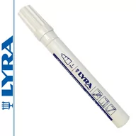 Markery permanentne - 10x Marker permanentny INDUSTRY - biały LYRA - miniaturka - grafika 1