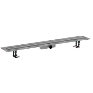 HANSGROHE 56184800 RainDrain Compact Komplet odpływowy prysznicowy 1200 do montażu standardowego - Odpływy liniowe - miniaturka - grafika 1