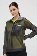 Kurtki damskie - adidas TERREX kurtka przeciwdeszczowa Agravic 2.5-Layer damska kolor czarny przejściowa - miniaturka - grafika 1
