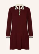 Sukienki - Only Sukienka Polo Z Dzianiny rot - miniaturka - grafika 1