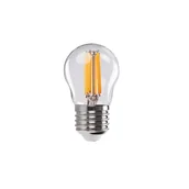 Żarówki LED - Żarówka LED FILAMENT E27 3.8W kulka przezroczysta Neutralna biel 4000K 806lm Kanlux - miniaturka - grafika 1