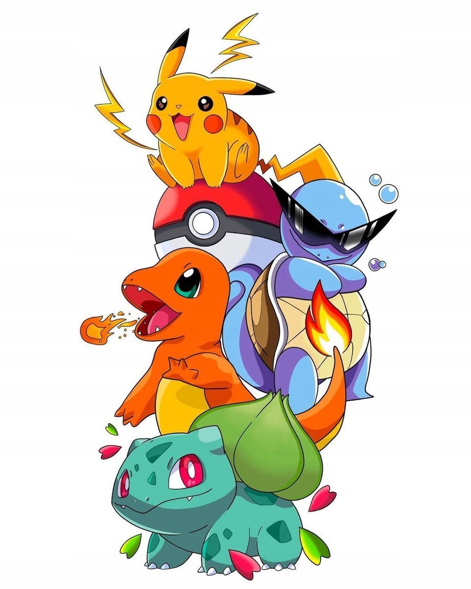 Naklejka Uv Wypukła Ozdobna DTF UV Aplikacja Pokemon Pikachu Pikaczu 7