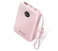 Powerbanki - Vention FKAP0-C 10000mAh 22,5W Różowy - miniaturka - grafika 1