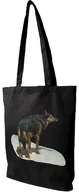 Torby i wózki na zakupy - Torba bawełniana Wilk Alfred Wierusz-Kowalski - miniaturka - grafika 1