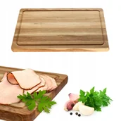Przybory do gotowania - Prostokątna, dębowa deska do krojenia 40 x 24 cm - miniaturka - grafika 1