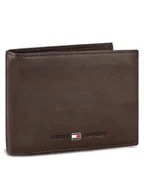 Portfele - Tommy Hilfiger Duży Portfel Męski Johnson Cc Flap And Coin Pocket AM0AM00660/82566 Brązowy - miniaturka - grafika 1