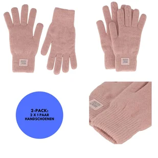 Rękawiczki termiczne Damskie Czarne Jeden rozmiar 2 pary - Rękawiczki sportowe damskie - miniaturka - grafika 1