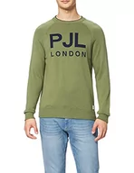 Swetry męskie - Pepe Jeans Frederik sweter męski, zielony, XXL - miniaturka - grafika 1