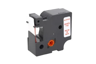 Zamiennik taśmy DYMO D1 53715 24mm czerwony/biała - Etykiety do drukarek - miniaturka - grafika 1