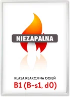 Systemy ekspozycyjne i znaki informacyjne - Rama zatrzaskowa owz B1 niezapalna, ognioodporna - miniaturka - grafika 1