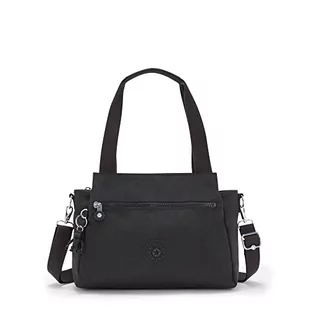 Kipling Elysia Średnia Torba na Ramię, z Odpinanym Paskiem na Ramię, 29.5 x 23 x 12.5, Black Noir, Czarny - Torebki damskie - miniaturka - grafika 1