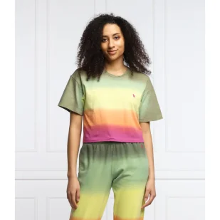 POLO RALPH LAUREN T-shirt | Cropped Fit - Koszulki i topy damskie - miniaturka - grafika 1